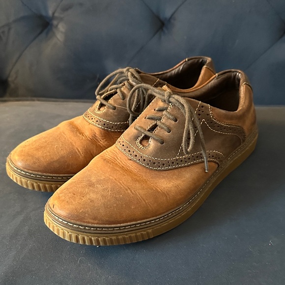 Johnston & Murphy Brown Leather business casual Men\'s Shoes size 9.5 main image 4